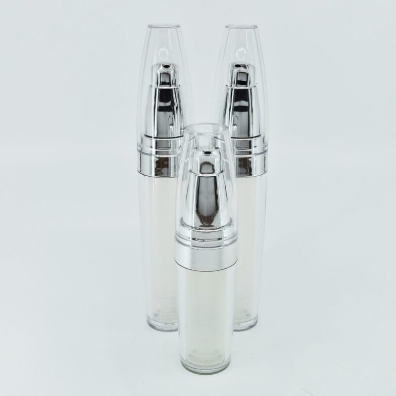 Double Walled Airless Pump Bottle, Small (10ml, 15ml)