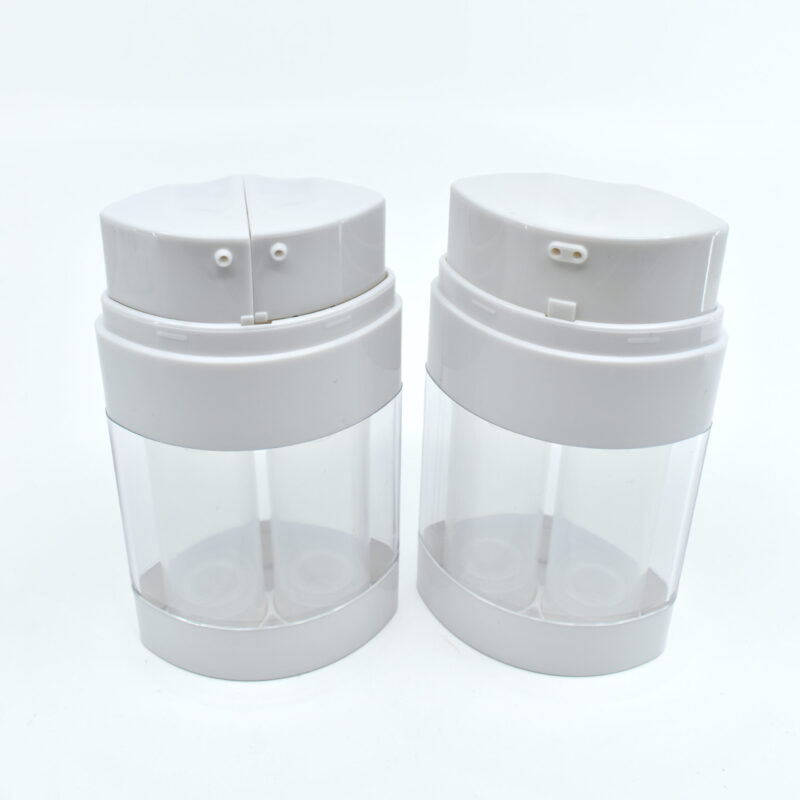 Dual Chamber Airless Pump Bottle (30ml, 60ml)