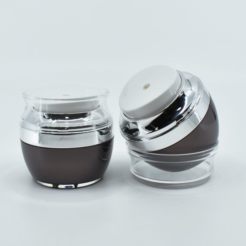 Round Airless Pump Jar (15ml, 30ml, 50 ml)