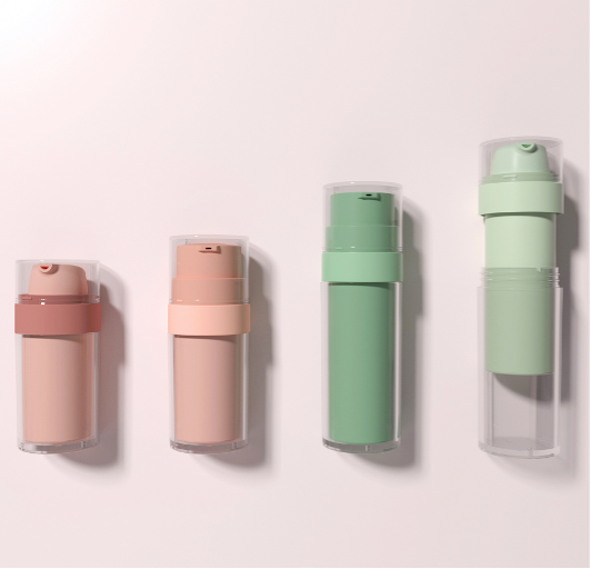Refillable airless bottle for skincare product